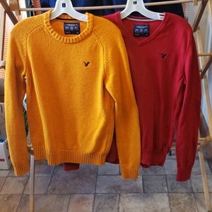 2 American Eagle LS Sweaters sz S/P